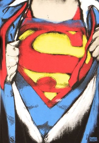 Camiseta Fashion Comics Superman Preta