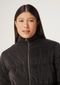 Jaqueta Puffer Feminina Gola Alta - Preto - Marca Hering