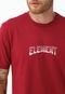 Camiseta Element Reta Services Vermelha - Marca Element