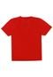 Camiseta Colcci Fun Menino Escrita Vermelha - Marca Colcci Fun
