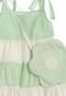 Vestido Bebê Estampado Bolsa Verde Anjos Baby 1 Verde - Marca Anjos Baby