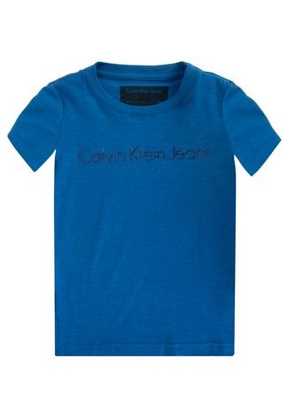 Camiseta Calvin Klein Kids Azul