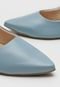 Scarpin Usaflex Salto Fino Azul - Marca Usaflex