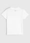 Camiseta Infantil Lettering Branca - Marca Lacoste Kids