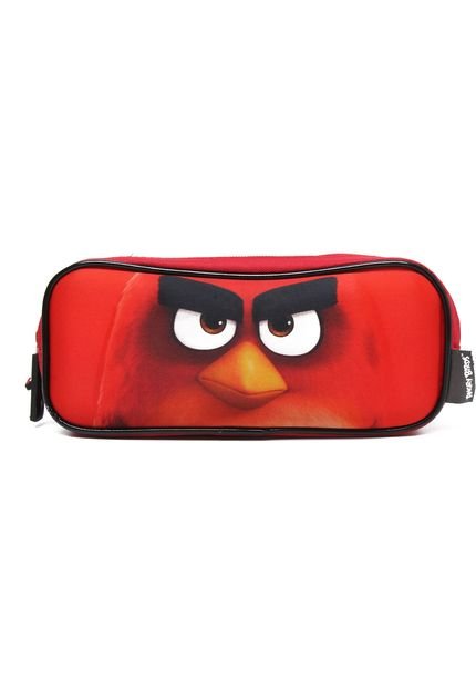 Estojo Santino 3D Angry Birds Vermelho - Marca Santino