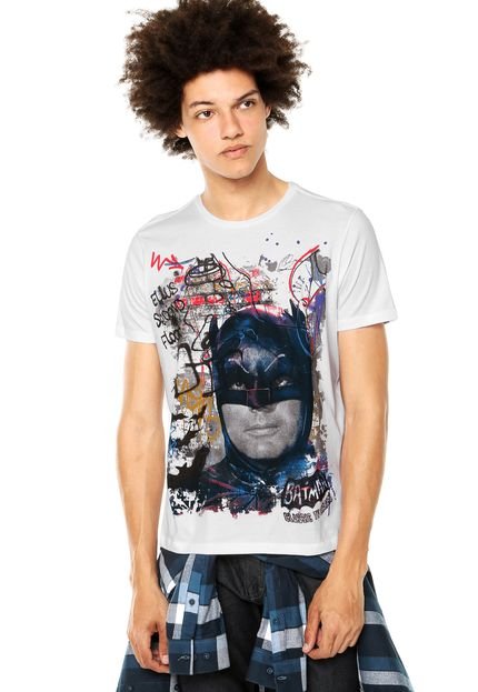 Camiseta Ellus 2ND Floor Basic Batman Branca - Marca 2ND Floor