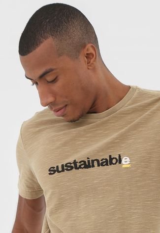 Camiseta Osklen Sustainable Bege