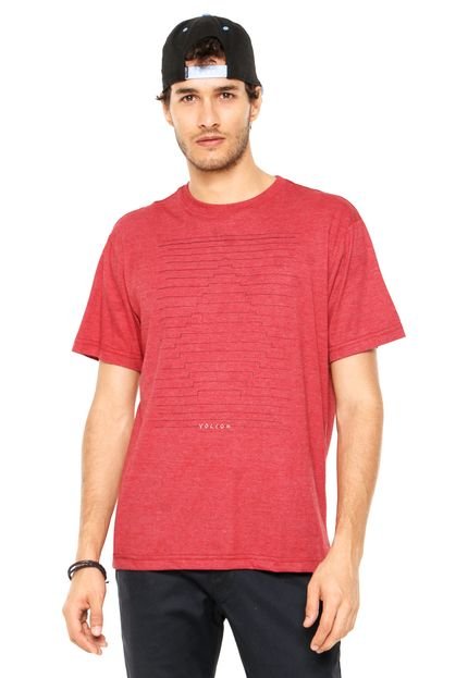 Camiseta Volcom Seizmic Vermelha - Marca Volcom