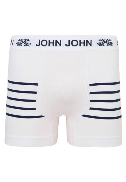 Cueca John John Boxer Classic Branca - Marca John John