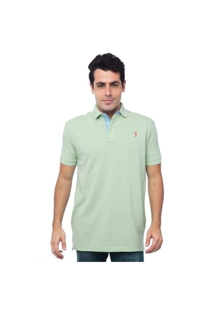 Camiseta Polo Clássica Verde - Marca Aleatory