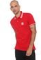 Camisa Polo Tommy Hilfiger Reta Badge Vermelha - Marca Tommy Hilfiger