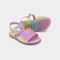Sandália Infantil Bibi Baby Soft II Rosa de Arco íris 1188123 20 - Marca Calçados Bibi