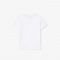 Camiseta Lacoste em jérsei de algodão liso Branco - Marca Lacoste