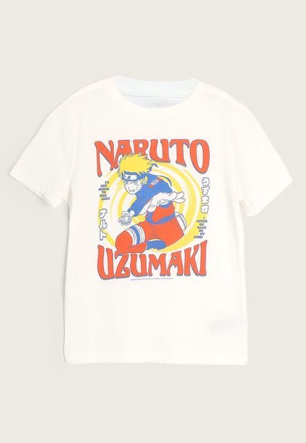 Camiseta Infantil GAP Naruto Branca - Marca GAP