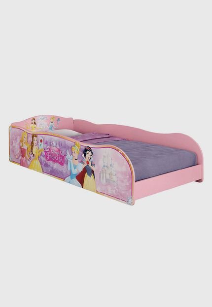 Cama Infantil Pura Magia Disney Princesas Rosa - Marca Pura Magia