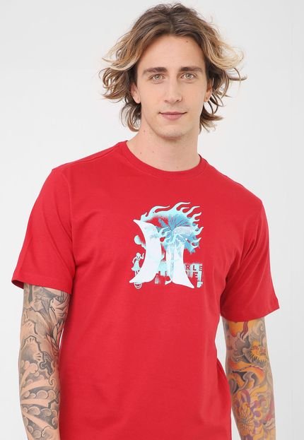 Camiseta Hurley Surf Vermelha - Marca Hurley