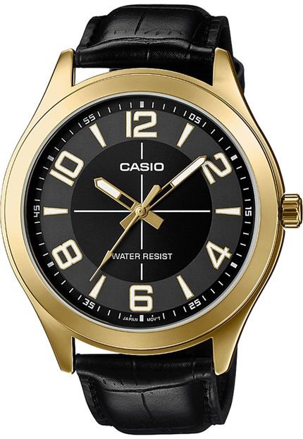 Relógio Casio MTP-VX01GL-1BUDF Preto - Marca Casio