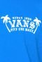 Camiseta Vans Between 2 Palms Azul - Marca Vans