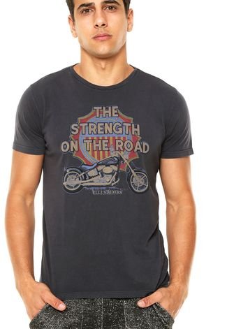 Camiseta Ellus Strength Cinza
