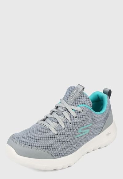 Tenis Training Gris Blanco Skechers GOwalk Joy Compra Ahora