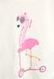 Conjunto 2pçs Brandili Menina Flamingo Off-White - Marca Brandili