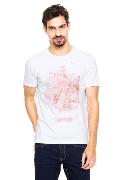 Camiseta Calvin Klein Jeans Make Things Branca - Marca Calvin Klein Jeans