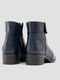 Bota Cano Curto Couro Azul Marinho CBK - Marca CHIBINSKI