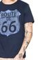 Camiseta FiveBlu Manga Curta Route 66 Azul-Marinho - Marca FiveBlu