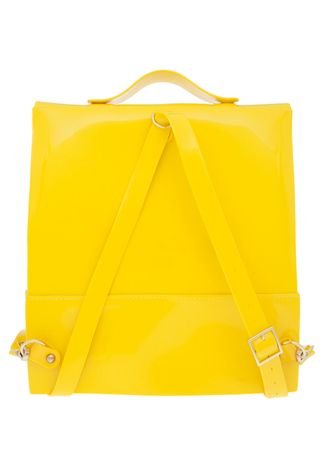 Bolsa Petite Jolie Backpack PVC Amarela