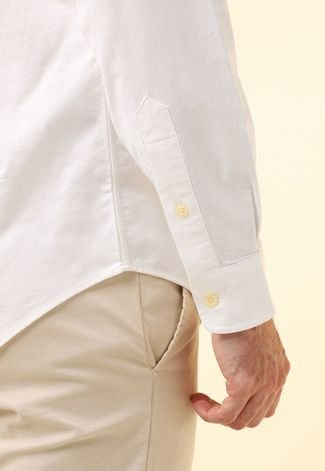 Camisa Polo Ralph Lauren Reta Logo Off-White