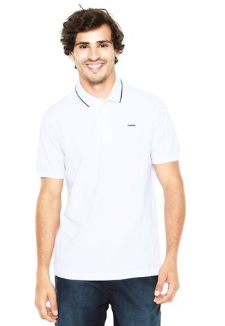 Camisa Polo Forum Logo Branca