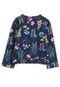 Cardigan Elian Menina Floral Azul - Marca Elian