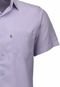 Camisa Manga Curta Amil Modelo Tradicional Com bolso 440 Lilas - Marca Amil