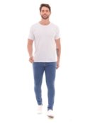 Calça Jeans Super Skinny Masculina Azul Médio - Marca GARAIS MODA