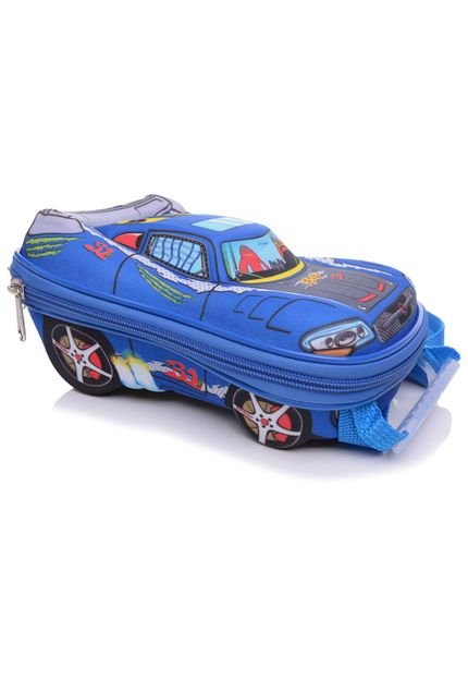 Lancheira Infantil Max Toy Fast V8 Azul - Marca Max Toy