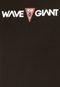 Camiseta Manga Curta WG Wave Preta/Vermelho - Marca WG Surf