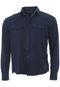 Camisa Polo Wear Reta Bolsos Azul-Marinho - Marca Polo Wear