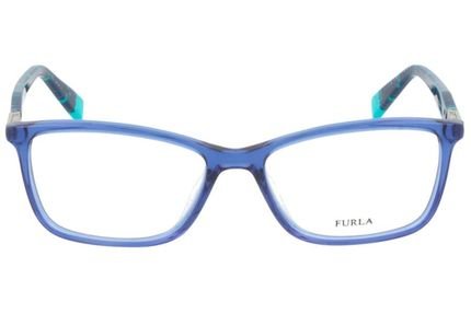 Óculos de Grau Furla VFU028 0G35/53 Azul - Marca Furla
