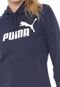 Moletom Flanelado Fechado Puma Essentials Fleece Hoody Azul-marinho - Marca Puma