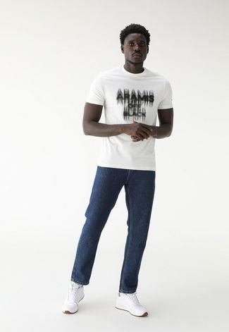Camiseta Aramis Regular Blurred Off-White