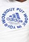 Camiseta adidas Performance Workout Branca - Marca adidas Performance