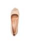 Peep Toe Vizzano Basic Bege - Marca Vizzano