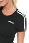 Camiseta adidas Performance W E 3s Slim  Preto - Marca adidas Performance