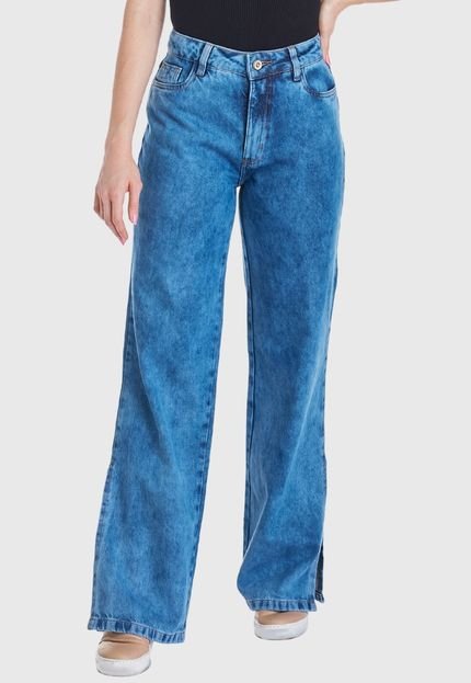 Calça Jeans HNO Jeans Wide Leg Pantalona Azul - Marca HNO Jeans