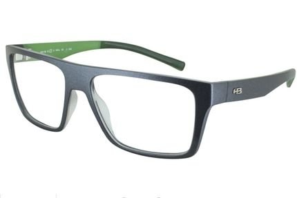 Óculos de Grau HB Polytech 93128/48 Grafite/Verde - Marca HB