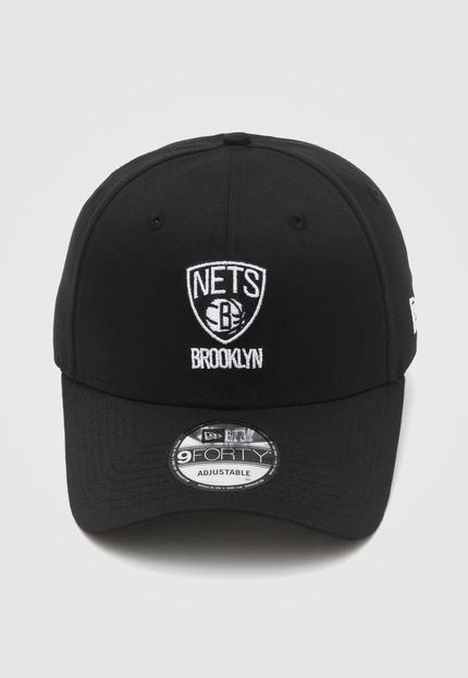 Boné New Era Brooklyn Nets NBA Preto - Marca New Era