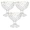 Taças de Sobremesa em Vidro Diamond Fio de Ouro 170mL 3 Peças - Lyor - Marca Lyor