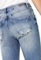 Calça Jeans Enfim Skinny Destroyed Azul - Marca Enfim