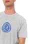 Camiseta Volcom Sub Stone Cinza - Marca Volcom