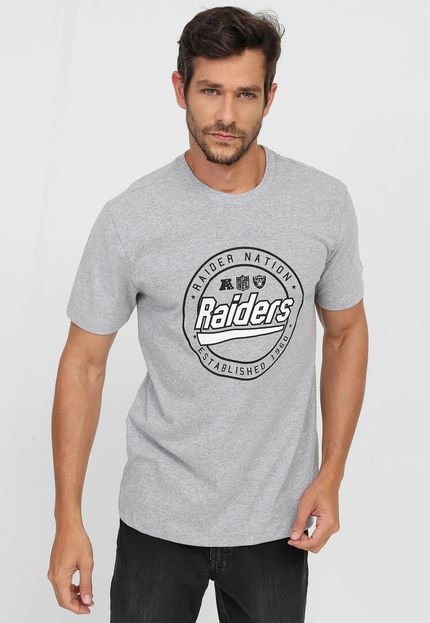 Camiseta New Era Las Vegas Raiders NFL Cinza - Marca New Era